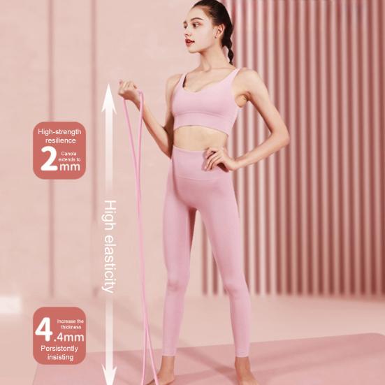 Эспандер-восьмерка Лента сопротивления для упражнений Рука Плечо Растяжка Силовые тренировки Фитнес Эластичный ремень 15/25/35 фунтов Мужчины Женщины Нескользящий силиконовый трос натяжения