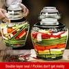 JINGRX Thickened Glass Pickling & Sauerkraut Jar