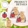 Durable PVC Metal Ladybugs Keychains Set 20PCS Ideal Party Supplies For Guests Creative Homes School Decorations