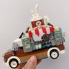 LOZ 1740 Dream Amusement Park Food Truck Coffee Drink Car Vehicle DIY Mini Blocks Bricks Building Toy for Children Gift No Box