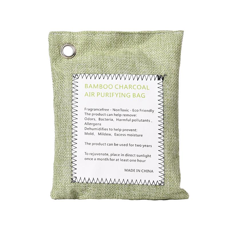 Дезодоратор для автомобиля с бамбуковым углем - 200 г мешок с активированным углем с логотипом на заказ