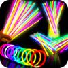 100 штук Светящиеся 10 светящихся совместных больших светящихся культурных фестивалей [Lumica] Браслет, Цвета, Браслет, Набор, Фестиваль, Приз, Оптовик, Дети,