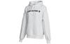 Converse Однотонная классическая толстовка с капюшоном и логотипом, флисовая подкладка, стиль athleisure, женская, белая, 10021657-A02