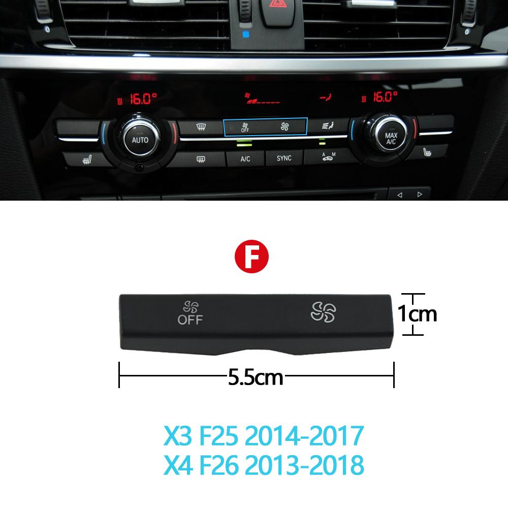 Накидки с кнопкой регулировки громкости на приборной панели для BMW 1 2 3 4 X1 X3 X5 X6 Series F20 F30 F35 F80 F25 F26 E70 E84