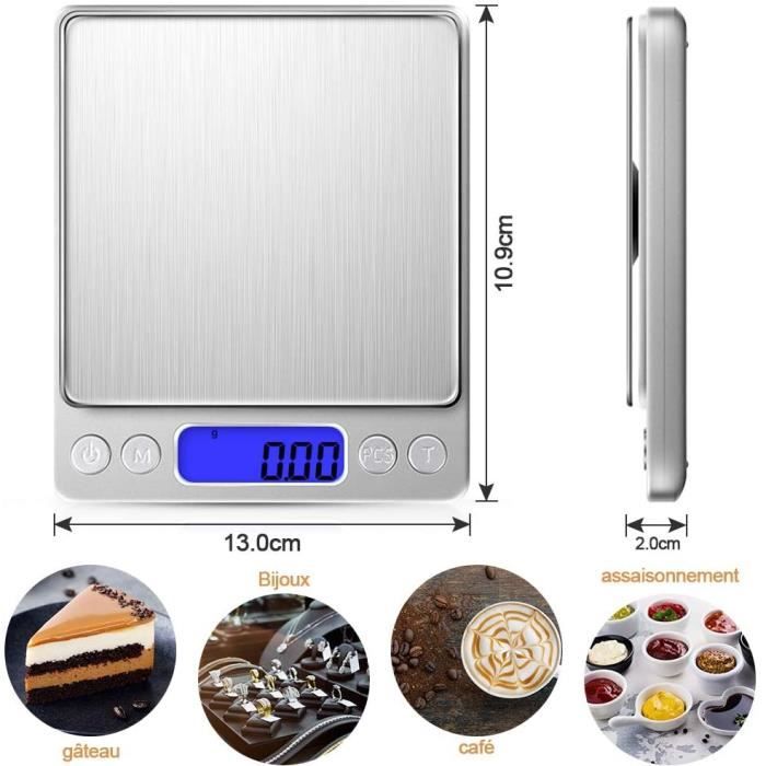 Прецизионные весы 500 г/0,01 г, Кухонные весы/Карманные весы/Ювелирные весы, Высокоточные электронные весы