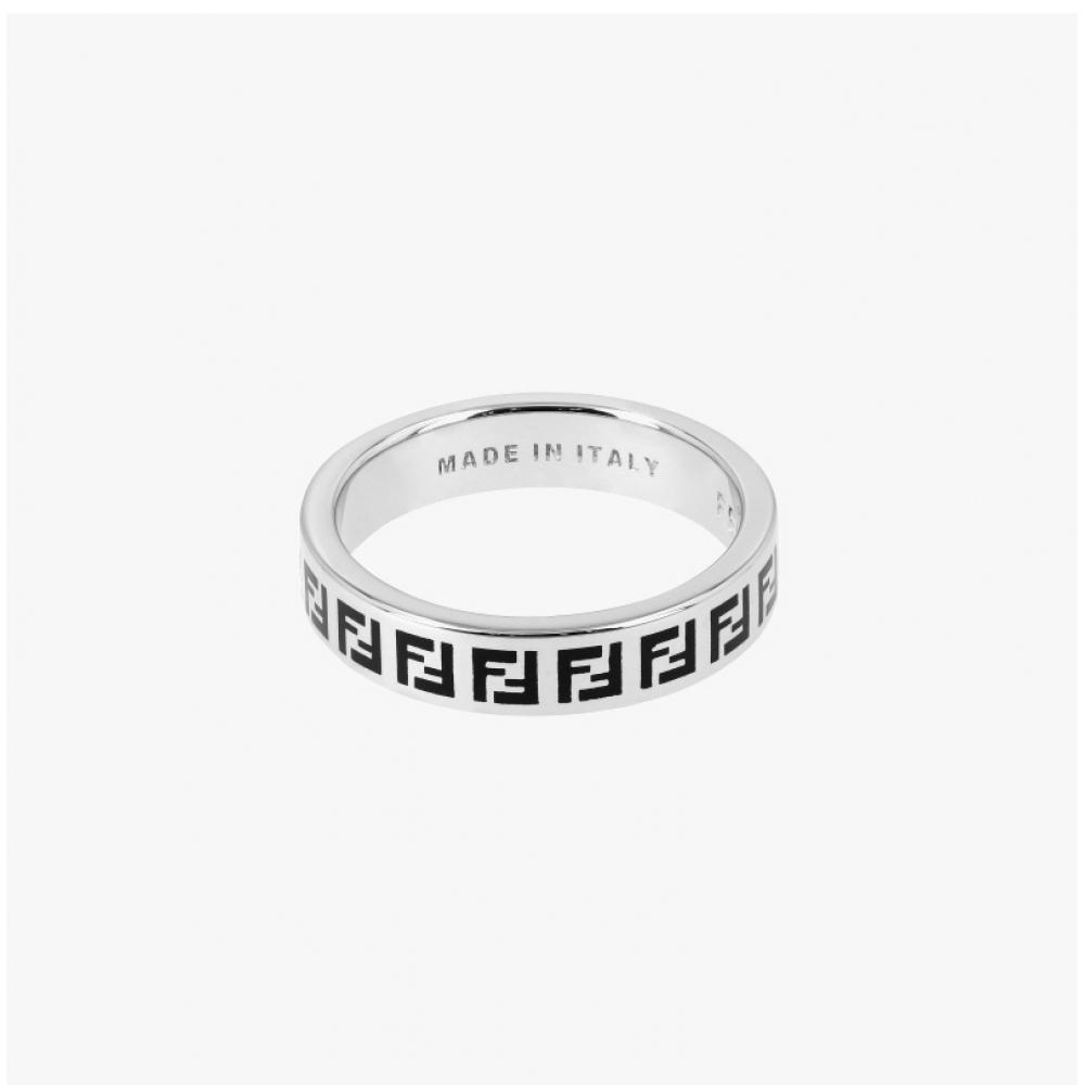 Fendi Женское кольцо Ff Logo S 7ak016 B09 F0vd1