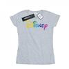 Womens/Ladies Color Logo Cotton T-Shirt
