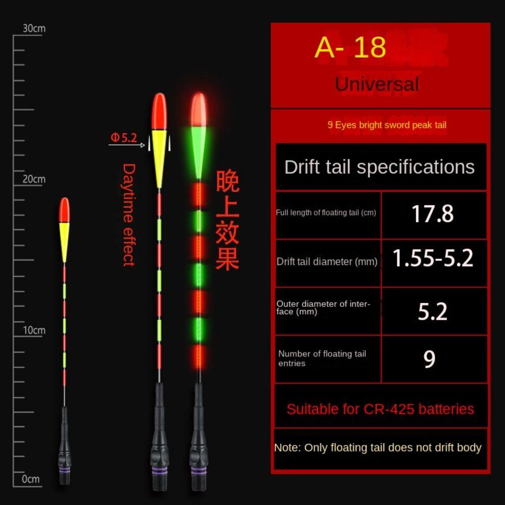 1 шт. ультрачувствительный электронный поплавок буй светящийся для ночной рыбалки поплавок Топ для ночной рыбалки