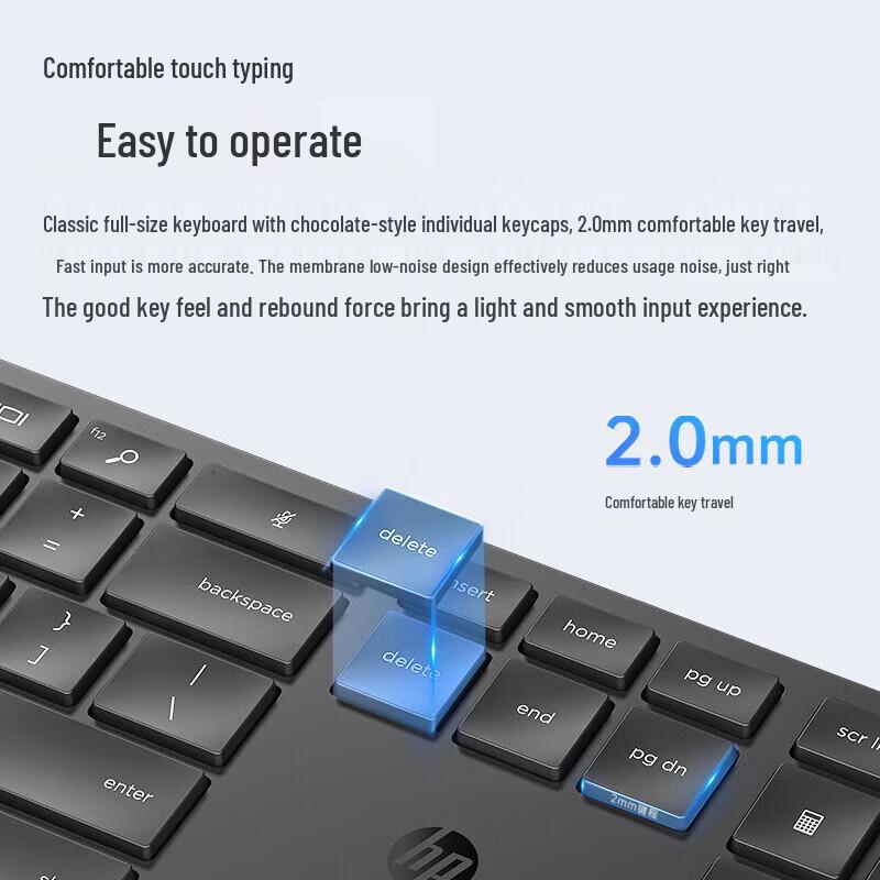 HP 655 Business Wireless Keyboard and Mouse Combo