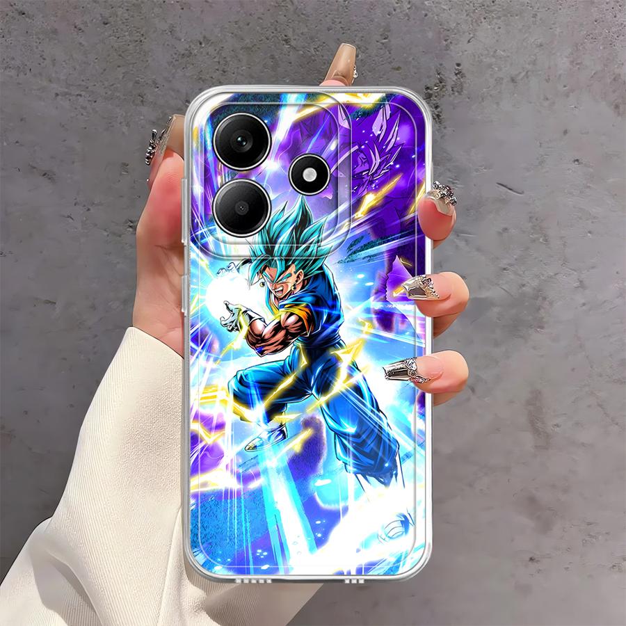 Чехол для Xiaomi Redmi Note 14 Pro Plus Note 13 10S 9 10 13C 14C 11S 12S A4 12 11 Мягкая накладка на телефон Dragon Ball Goku