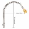 U Shaped Pressure Washer Extension Wand with 5 Nozzles Pressure Washer Curved Rod  Window Washing