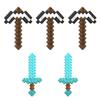 Mattel Ассортимент Minecraft Детская коробка для возраста 6+ и Фигурки для ролевых игр, Костюм, Косплей, Предметы для ролевых игр, 5, Плюс, Многоцветный, HFF59-986E