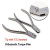 2 Pcs/set Dental Wire Torquing Forming Form Plier Orthodontic Torque Plier Dentist Lab Laboratory Wire Bending Bend Tool Tip with T/C Inserted