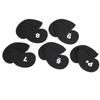 11Pcs Golf Iron Head Covers Sleeve Number Pattern Protective Portable Golfing Accessory