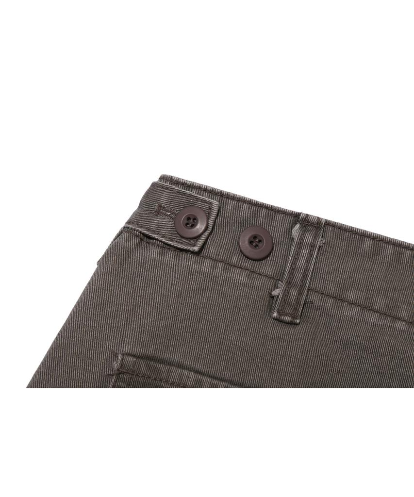 BASEMOMENT Выстиранные рабочие брюки-карго Пепельно-коричневые