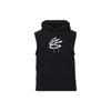 Ss24 Curry Fleece Hooded Logo Print Breathable Loose Basketball Vest Men Vests Black 1374301-003