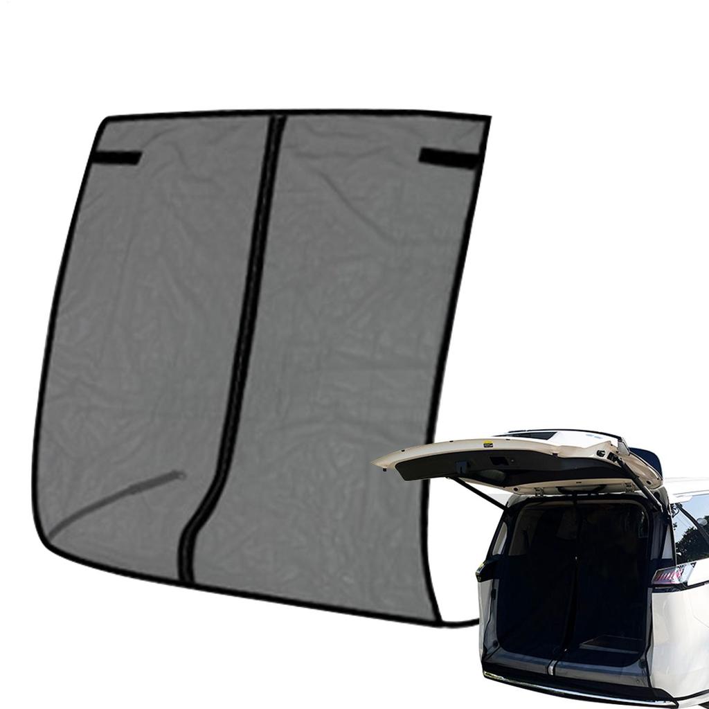 Сетка на заднюю дверь автомобиля 58x57 дюймов, сверхпрочная, магнитная, для грузовика, защита от УФ-лучей, сетчатая палатка на заднюю дверь для фургона, грузовика, прицепа, для пикника