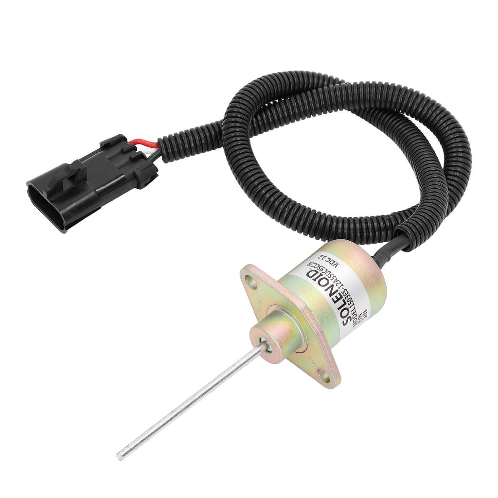 12V Соленоид отключения топлива 1503ES‑12A5SUC9SCC28 3 контакта Замена для Kubota V2203‑DI