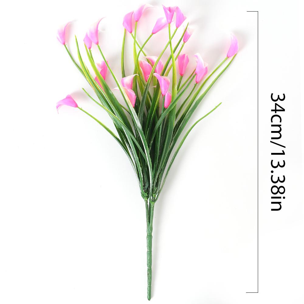 Букет искусственных растений 33 см Искусственные цветы для домашнего декора в помещении Декор комнаты Сад Свадебное украшение Наружная ваза Цветочная композиция