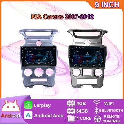 Беспроводное автомобильное радио Carplay для KIA Carens 2007-2012 Android мультимедийный видеоплеер GPS-навигация WIFI 4 + 64 ГБ