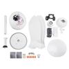 38 Inch Ceiling Fan with Light Remote Quiet Dimmable LED Ceiling Fan 6 Speeds Reversible Motor for Bedroom Living Room