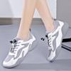Весна 2024 Новые маленькие белые туфли для женщин с дышащей обувью для папы, кроссовки для отдыха и спорта, кроссовки для бега D0068