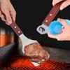 Stainless Steel Barbecue Shovel 2 in 1 Pancake Scraper Grill Accessories Steak Turner  Outdoor