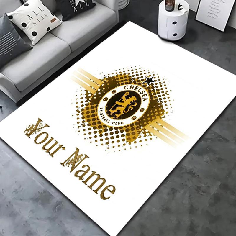 Chelsea F Custom Name Carpet Rug for Living Room Bedroom Home Sofa Decoration,Kids play Non-slip Floor Mat