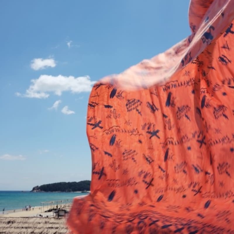 МЭТТ И МЕЛ [Парео] Серфи пляж - Розовый