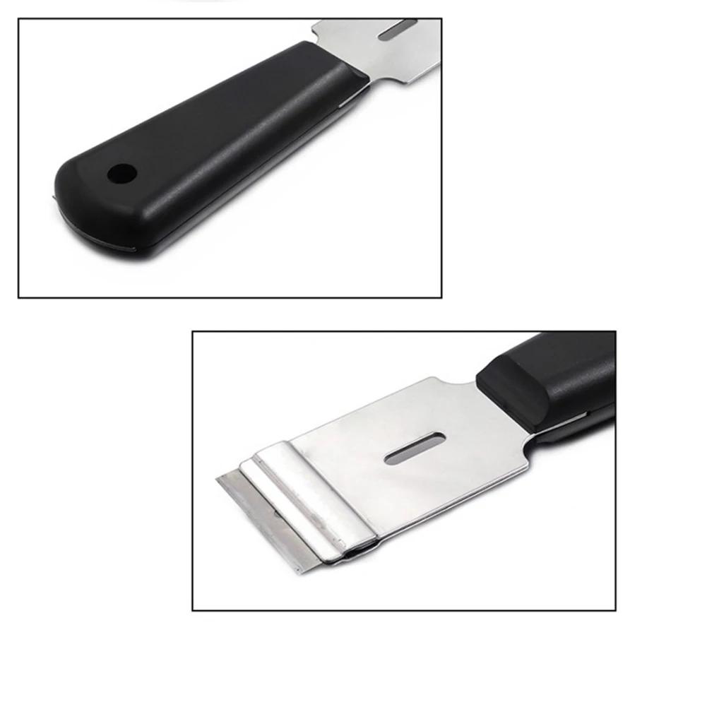 Инструмент для кожевенного ремесла, резак для кожи из нержавеющей стали, лопата для кожи, сменное лезвие, процесс резки для работы с кожей