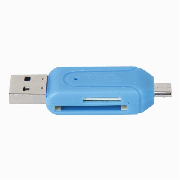 Универсальный USB адаптер (картридер) для любых флэш (TF SD) карт с модным оформлением. Не требует дополнительного питания. Высокая скорость передачи сигнала, до 480 Мб/ с