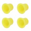 1000pcs Tattoo Ink Cups Disposable Microblading Pigment Cup Tattoo Supplies Yellow Without Cup