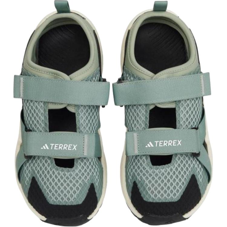 Adidas Terrex Hydroterra Comfortable Versatile Non-Slip Durable Low-Top Kids Sandals Kids Sandals Green IH6376