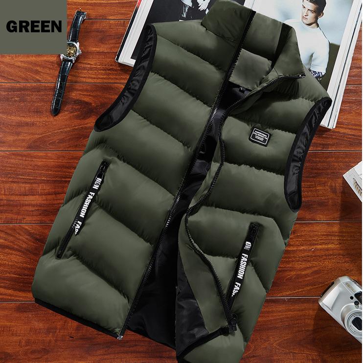 ChiliDay модная мужская куртка жилет без рукавов термомягкие жилеты повседневные пальто мужской хлопковый мужской жилет мужской утепленный жилет