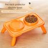 Многофункциональная миска для кошачьего корма и воды, двойная миска, контейнер для корма для домашних животных, котенок/щенок/кролик