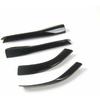 Rearview Mirror Base Trim Decor Strip Cover Bezels for Ford Mustang 2015+ Black