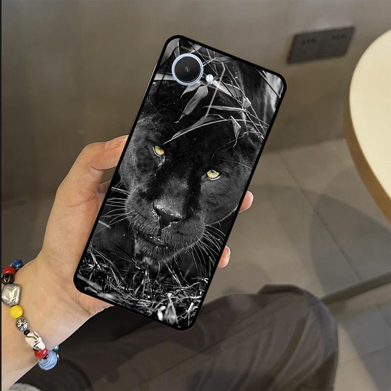 Чехол Животные Лев Тигр Для Realme C53 C55 C51 C25 C63 C61 C65 C67 C71 C75 GT6 GT7 Pro 11 12 13 14 15 Pro Plus