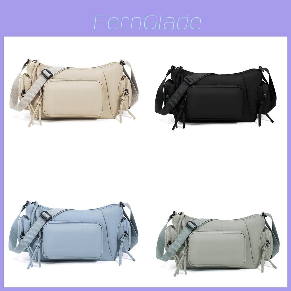 Oxford Fabric Womens Casual Shoulder Bag With Multiple Pockets For Travel And Daily Use
