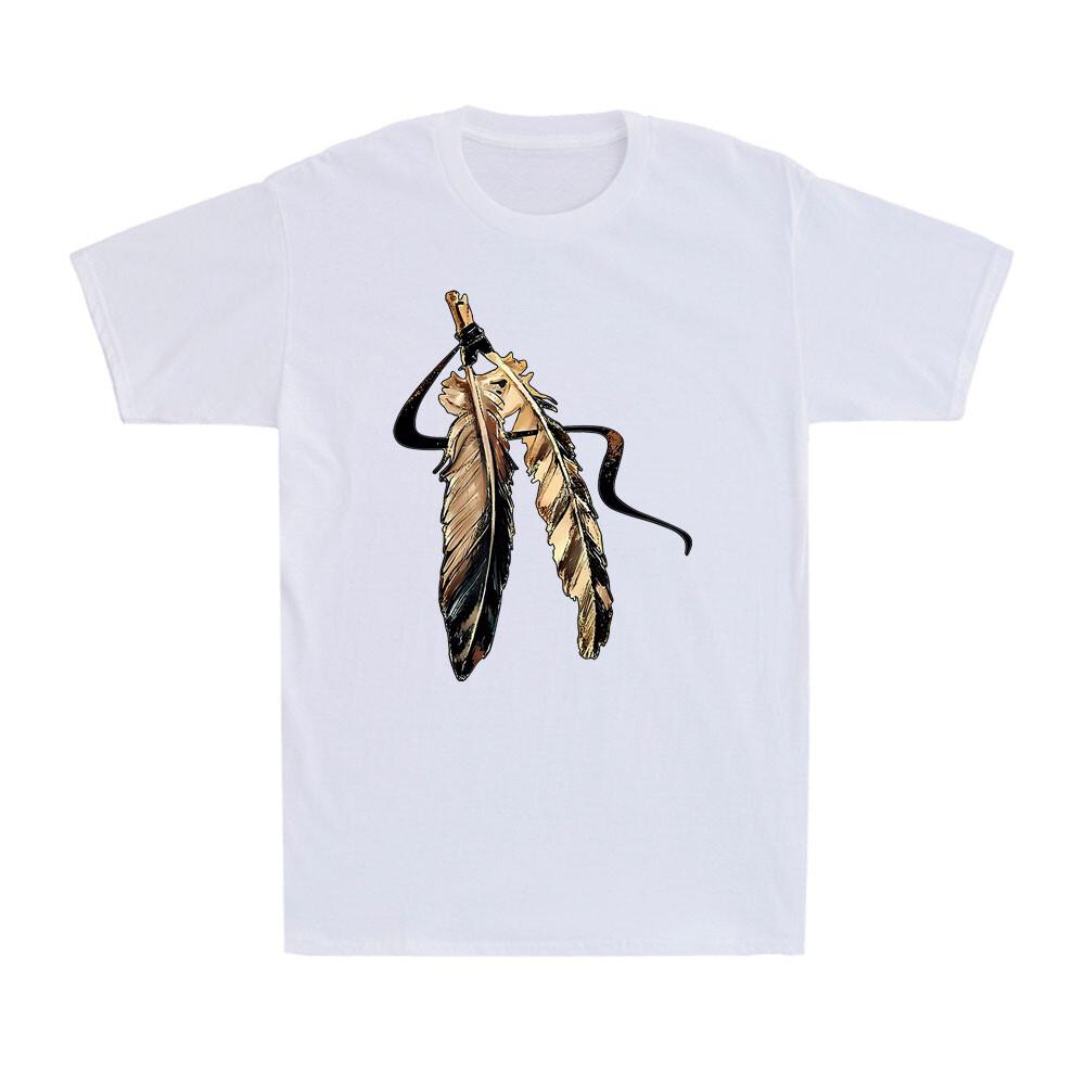Southwest Native American Indian Tribal Vintage Color Feather Unisexs TShirt