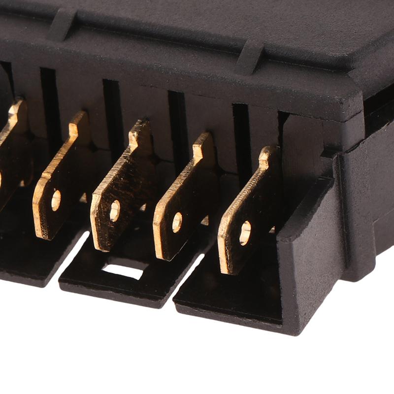 1Pc 5Pin Car Power Switch Universal 12V 2Way Car Push Fit Momentary Electric Aerial Up Down Rocker Switch