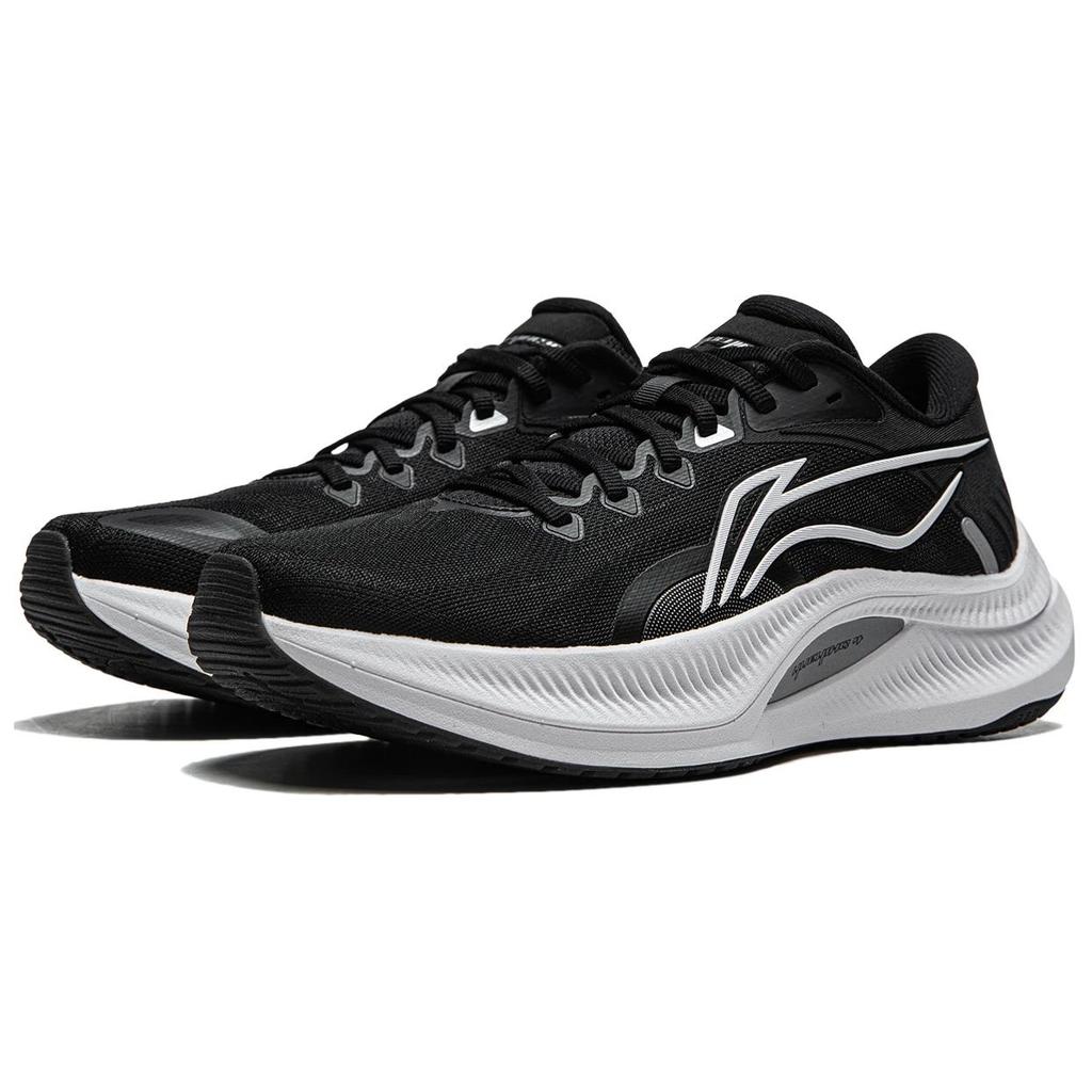 Женские беговые кроссовки Li Ning Yueying 4, низкие, черные с белым, ARHU022-6