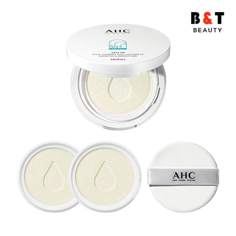 AHC Cica Calming Sun Cushion Product + Refill X2 + Puff Season 8 Pak Se-ri Sun Cushion