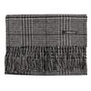 MICHIKO LONDON ВНУТРЕННЯЯ МОНГОЛИЯ Шерсть 168см x Глен Черно-белый шарф, Подарок, Презент, Размер прибл.. 31см, Прибл.. 8см, MKM-003, Клетчатый,