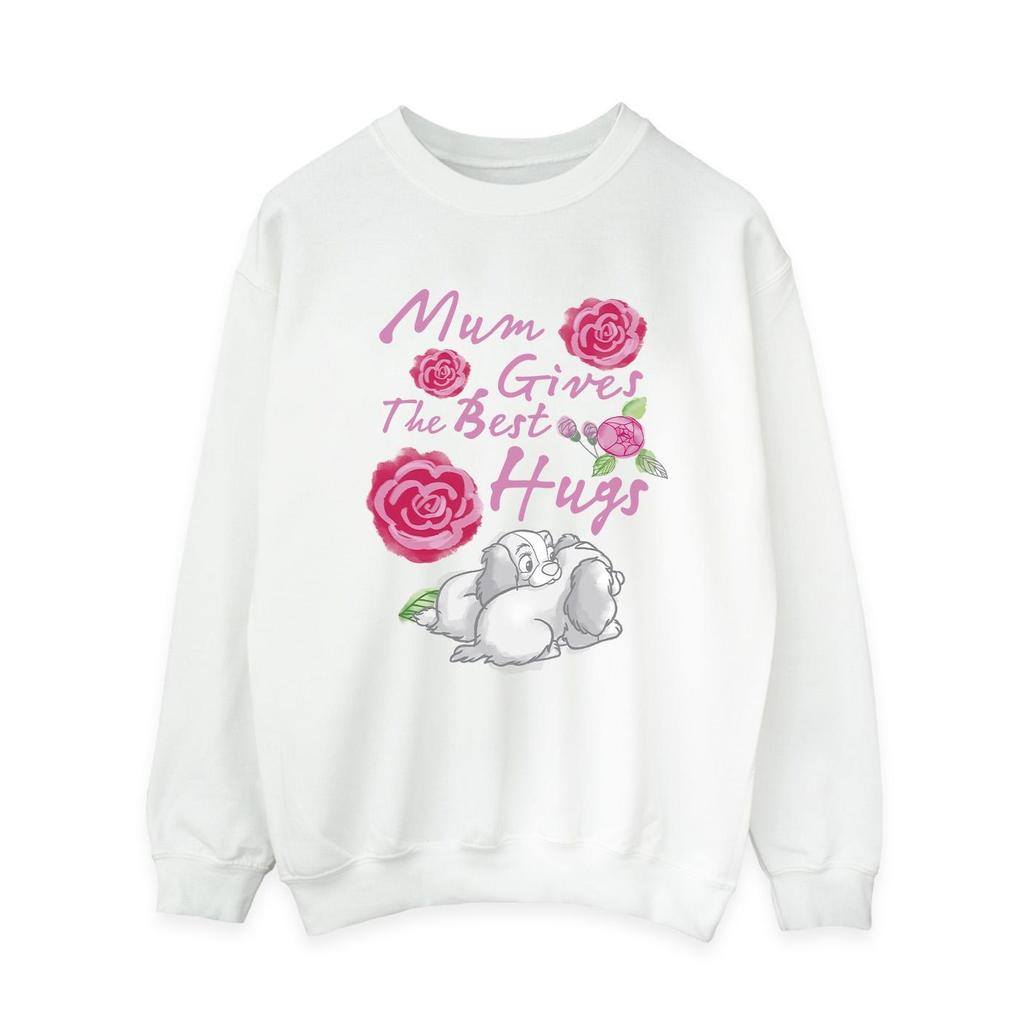 Disney Womens/Ladies Lady And The Tramp Mum Hugs Sweatshirt
