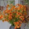 Small Chrysanthemums Artificial Chrysanthemums 12 Heads Fake Plants  Bridal Bouquet