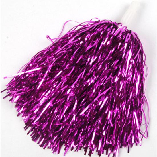 2 шт., металлические помпоны для болельщиков с нескользящей ручкой, помпоны с ручными цветами, спортивные мероприятия, танцевальная атмосфера, реквизит