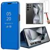 Case - Booling - for Samsung Galaxy S24 Ultra - Mirror Effect - Full Protection - Blue