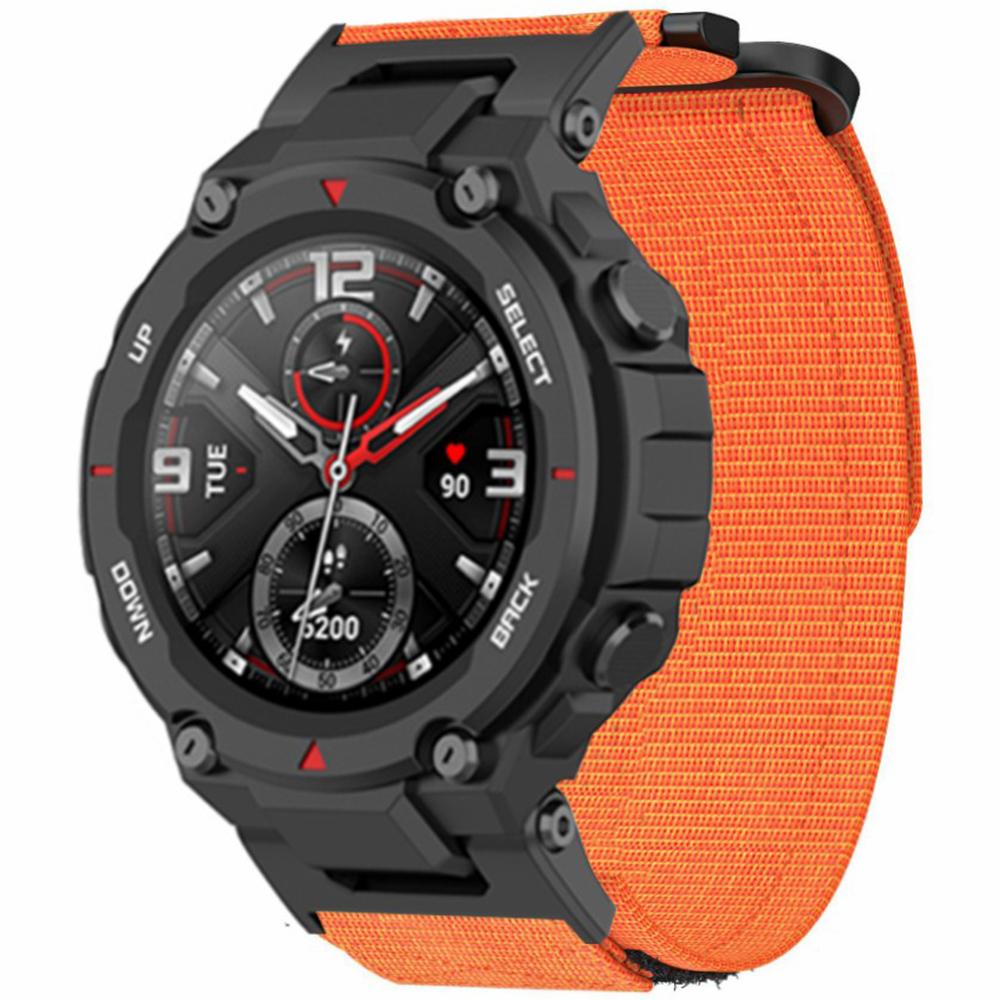Для Huami Amazfit T-Rex / T-Rex Pro Outdoor Sports Watch Remesh Magic Tape Adjustable Neulon Band