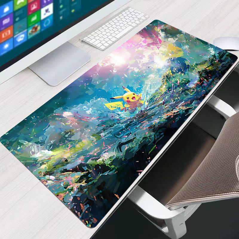 Anime Computer xcm Mouse Pad Pokemon Gamer MousePads Gaming Mousepad Esports Players pc Desk MausePad Keyboard Mouse Carpet