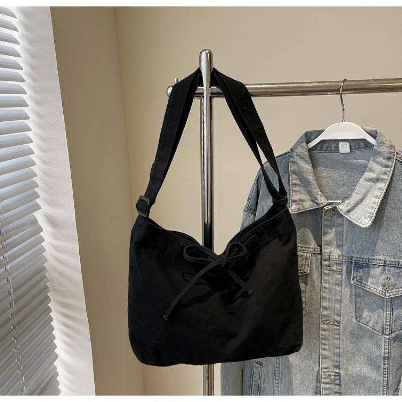 Холщовая сумка женская большой вместимости новая повседневная на плечо мессенджер универсальная летняя премиум сумка-тоут